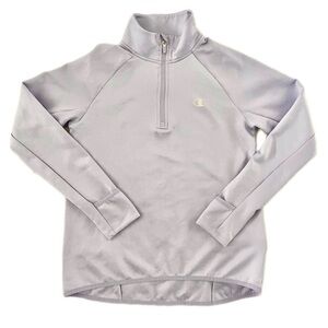 Champion Lilac Breathable Quarter-Zip Pullover Size Small